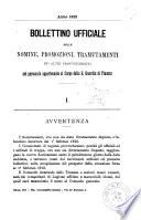 Bollettino ufficiale delle nomine, promozioni, tramutamenti ed altri provvedimenti nel personale appartenente al Corpo della R. Guardia di finanza