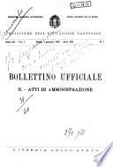 Bollettino ufficiale