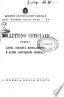 Bollettino ufficiale