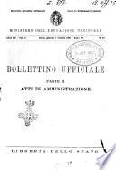 Bollettino ufficiale