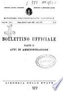 Bollettino ufficiale