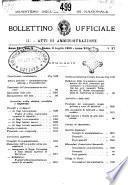 Bollettino ufficiale