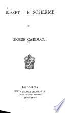 Bozzetti e scherme