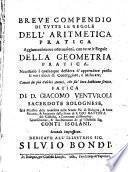 Breve compendio di tvtte le regole dell' aritmetica pratica aggiuntoui nuoue osseruationi