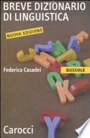 Breve dizionario di linguistica