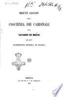 Breve saggio della coscienza dei cardinali nella valutazione dei miracoli
