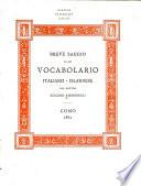 Breve saggio di un vocabolario italiano-islandese