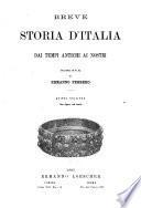 Breve storia d'Italia dai tempi antichi ai nostri