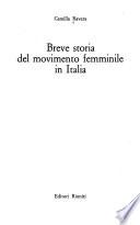 Breve storia del movimento femminile in Italia