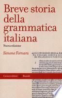 Breve storia della grammatica italiana