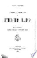 Breve trattato di letteratura Italiana