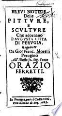Brevi notizie delle pitture e sculture ... di Perugia