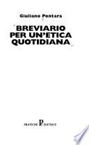 Breviario per un'etica quotidiana