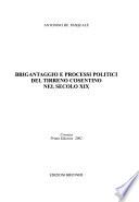 Brigantaggio e processi politici del Tirreno cosentino nel secolo XIX