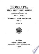 Brografia degli Scrittori Perugini e notizie delle opere loro