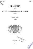 Bulletin de la Société d'archéologie copte