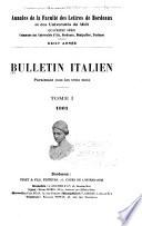 Bulletin italien