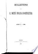 Bulletino della Società toscana di orticultura