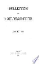 Bulletino della Società toscana di orticultura