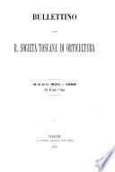 Bulletino della Società toscana di orticultura