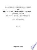 Bullettino archeologico sardo