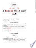 Bullettino del Ministero delle Poste e dei telegrafi