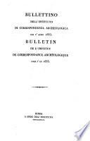 Bullettino dell'Instituto di corrispondenza archeologica