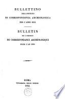Bullettino dell'Instituto di corrispondenza archeologica