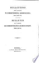 Bullettino dell'Instituto di Corrispondenza Archeologica