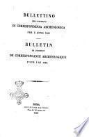 Bullettino dell'Instituto di corrispondenza archeologica per l'anno..