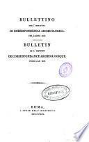 Bullettino dell'Istituto di corrispondenza archeologica
