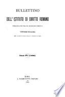 Bullettino dell'Istituto di diritto romano