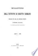 Bullettino dell'Istituto di Diritto Romano