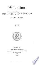 Bullettino dell'Istituto storico italiano