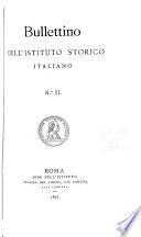Bullettino dell'Istituto storico italiano