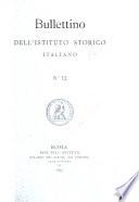 Bullettino dell'Istituto storico italiano per il medio evo e archivio muratoriano