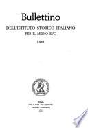 Bullettino dell'Istituto storico italiano per il medio evo e archivio muratoriano