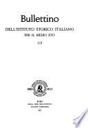 Bullettino dell'Istituto storico italiano per il Medio Evo e archivio muratoriano