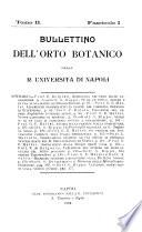 Bullettino dell'Orto botanico della Regia Università di Napoli