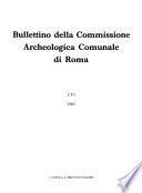 Bullettino della Commissione archeologica comunale di Roma