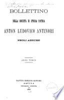 Bullettino della Deputazione abruzzese di storia patria