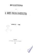 Bullettino della R. Società toscana di orticultura