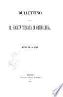 Bullettino della R. Società toscana di orticultura