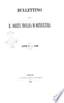 Bullettino della R. Società toscana di orticultura