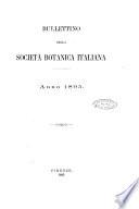 Bullettino della Società botanica italiana