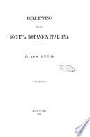 Bullettino della Società botanica italiana