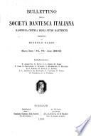 Bullettino della Società dantesca italiana