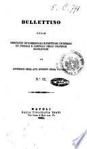 Bullettino delle ordinanze de' commissarj ripartitori de' demanj ex feudali e comunali nelle province napoletane in appendice degli atti eversivi della feudalita