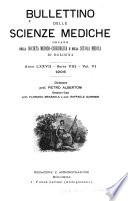 Bullettino delle scienze mediche