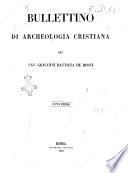 Bullettino di archeologia cristiana